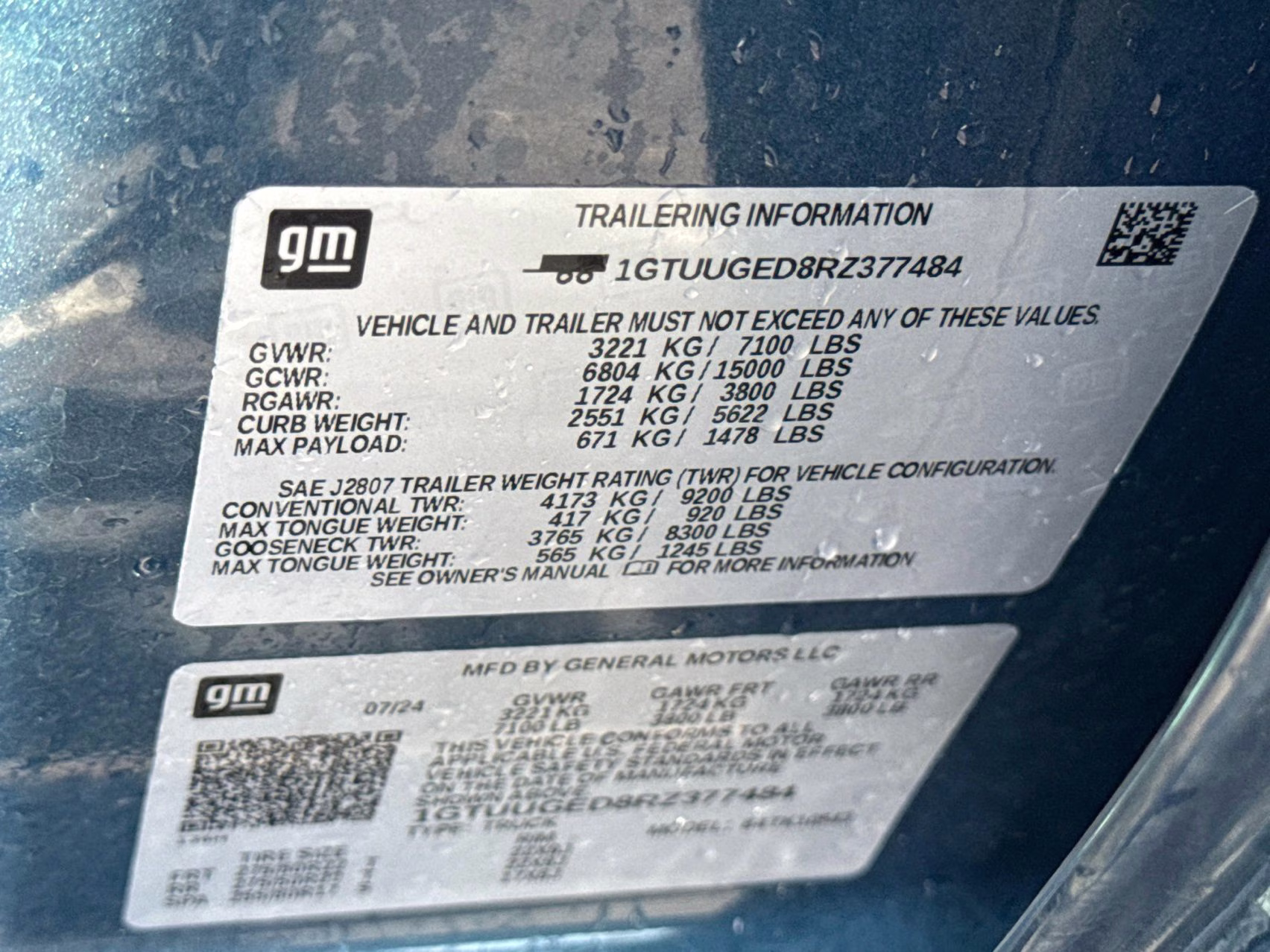 2024 Downpour Metallic GMC Sierra 1500 Denali 4X4 Truck