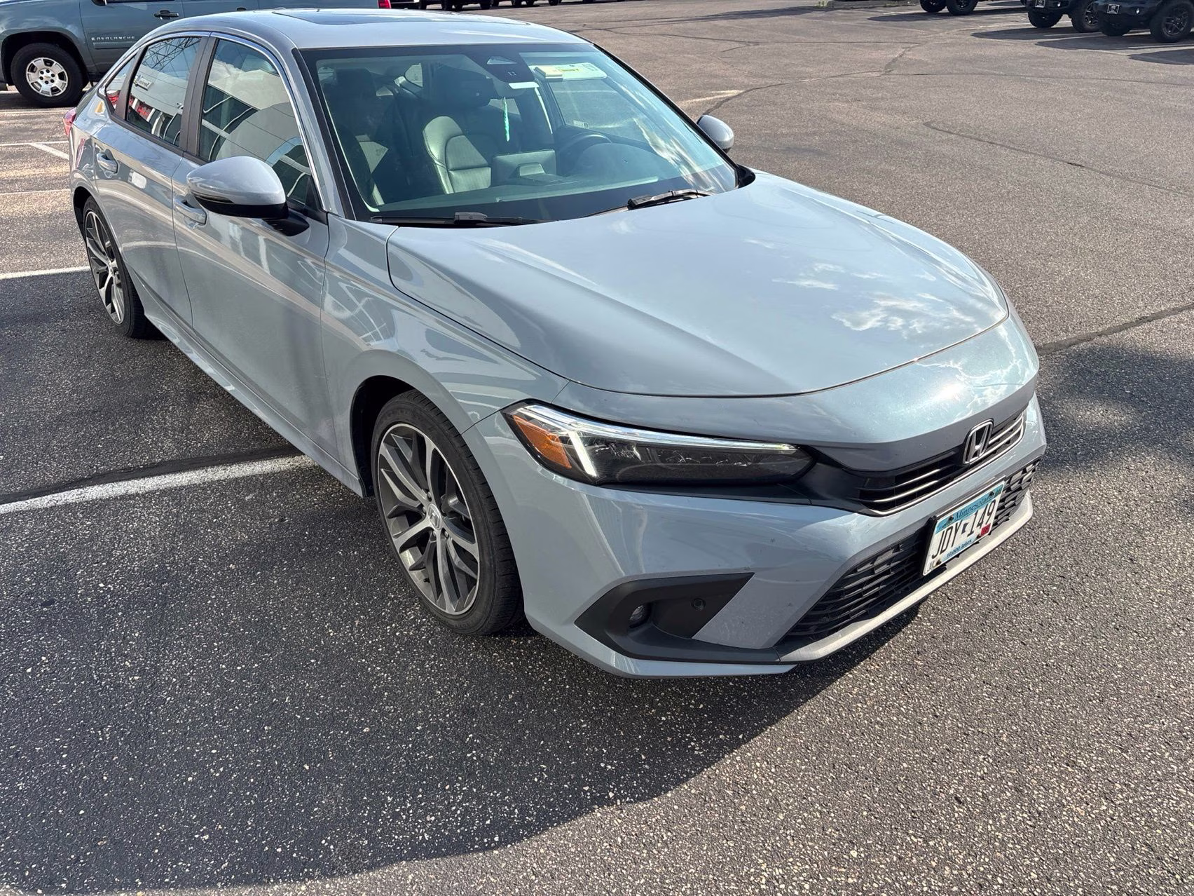 2022 Gray Pearl Honda Civic Touring FWD Sedan