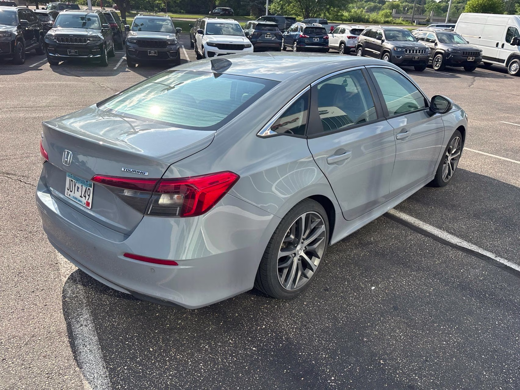 2022 Gray Pearl Honda Civic Touring FWD Sedan
