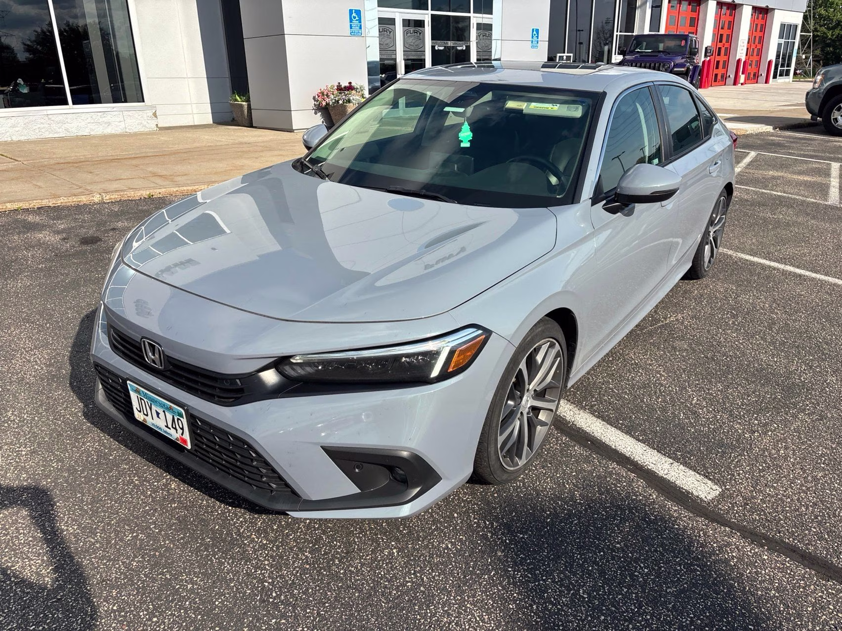 2022 Gray Pearl Honda Civic Touring FWD Sedan