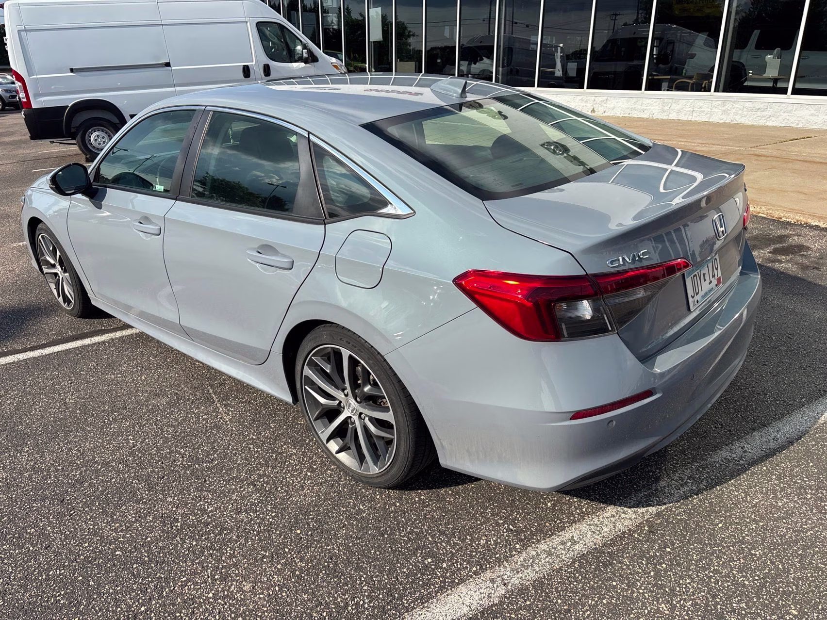 2022 Gray Pearl Honda Civic Touring FWD Sedan