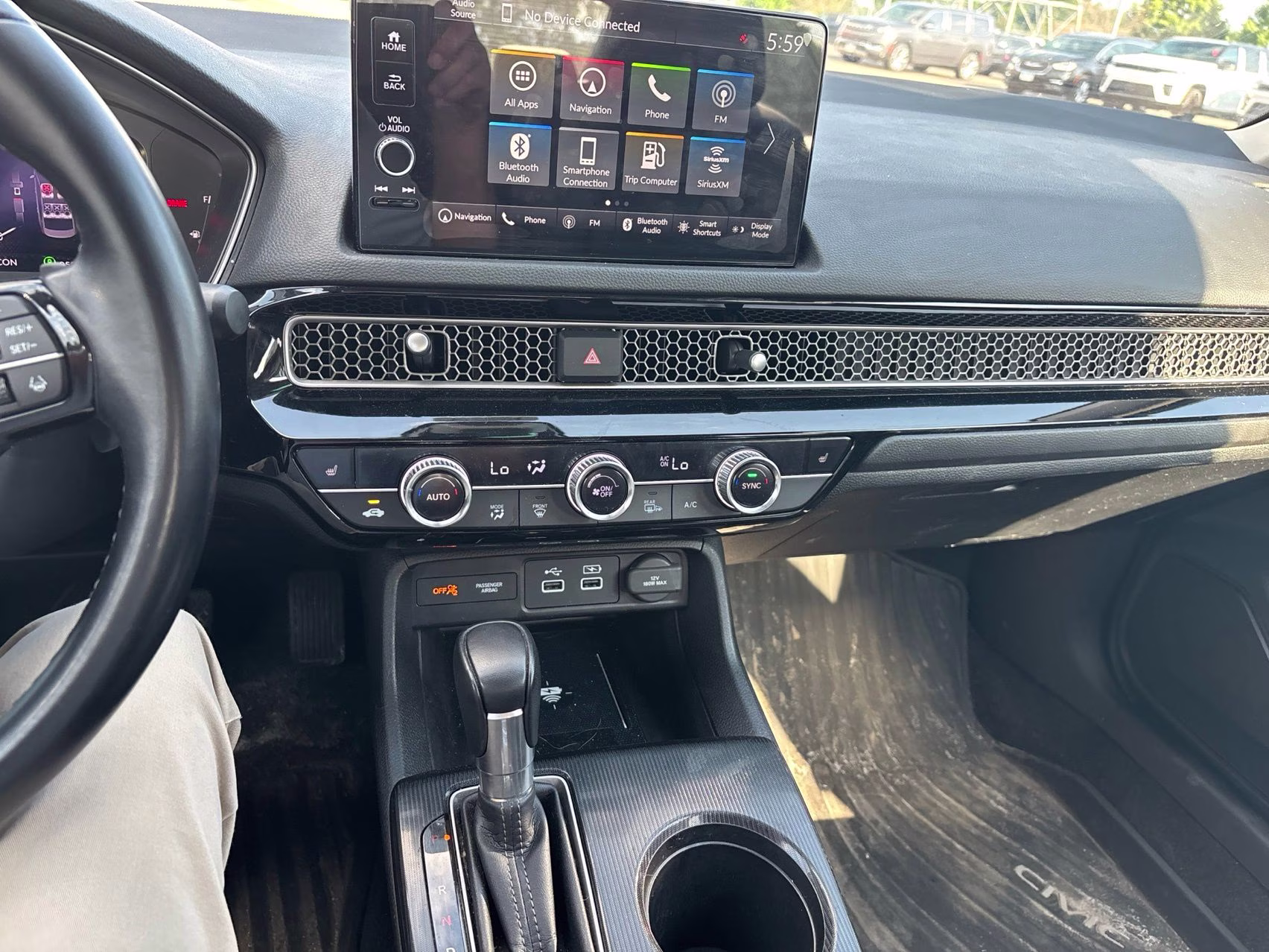 2022 Gray Pearl Honda Civic Touring FWD Sedan