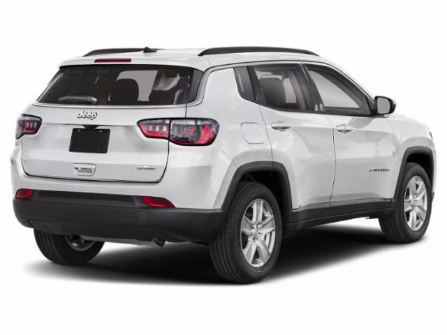 2022 Bright White Clearcoat Jeep Compass Limited 4X4 SUV