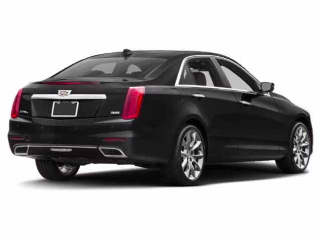 2015 Black Diamond Tricoat Cadillac CTS 2.0L Turbo Luxury AWD Sedan