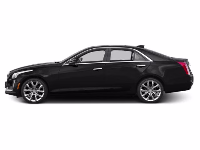 2015 Black Diamond Tricoat Cadillac CTS 2.0L Turbo Luxury AWD Sedan