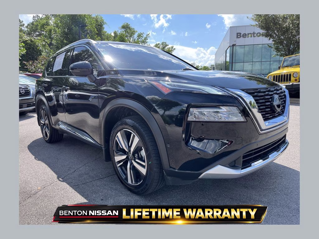 2023 Super Black Nissan Rogue Platinum AWD SUV