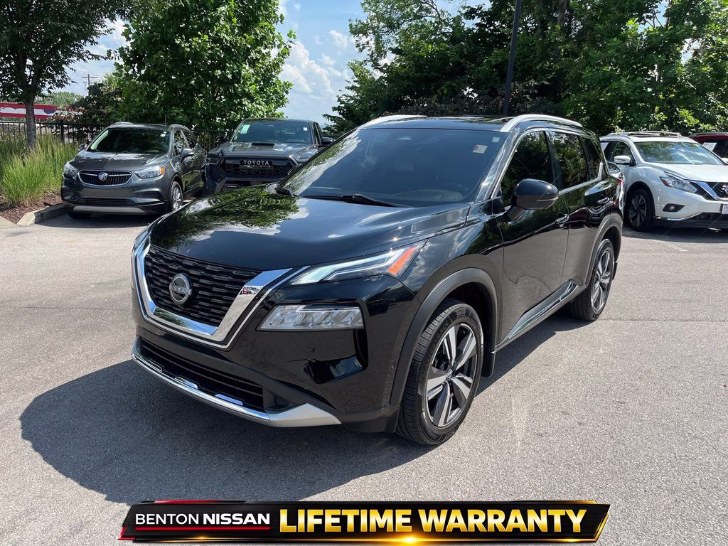 2023 Super Black Nissan Rogue Platinum AWD SUV