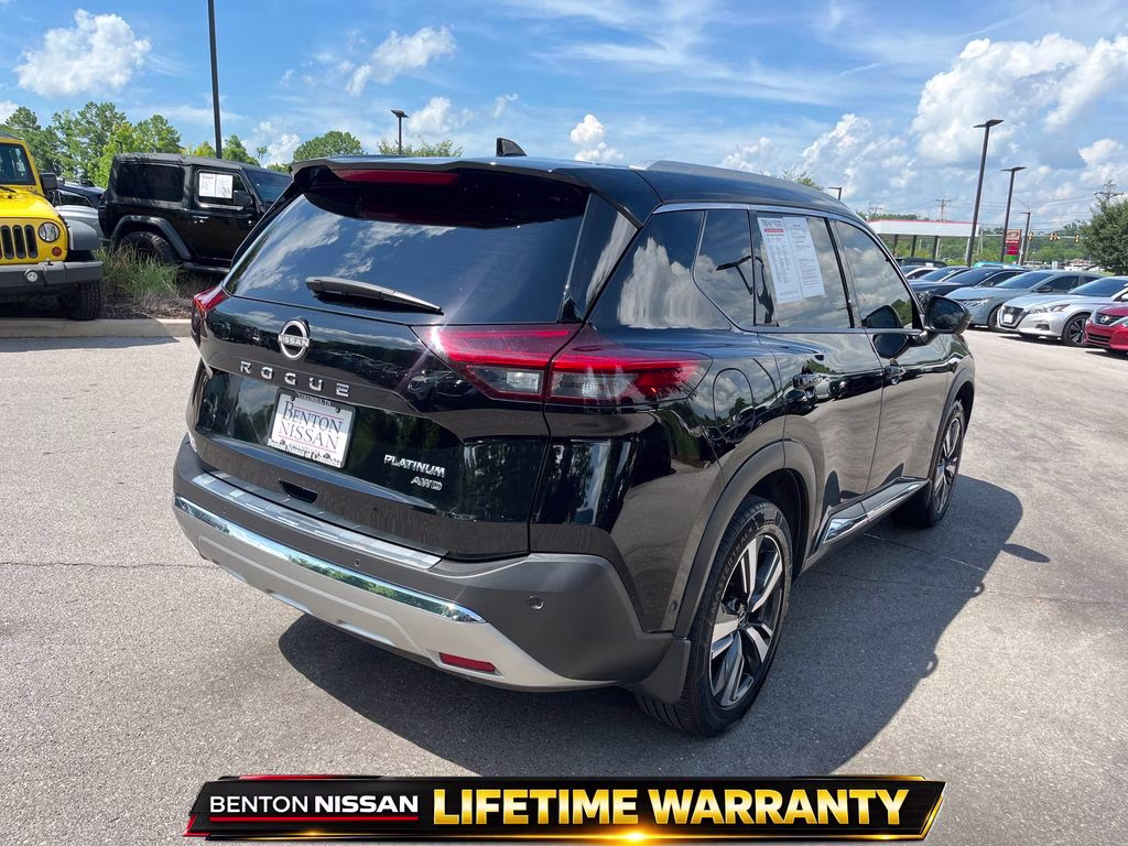 2023 Super Black Nissan Rogue Platinum AWD SUV
