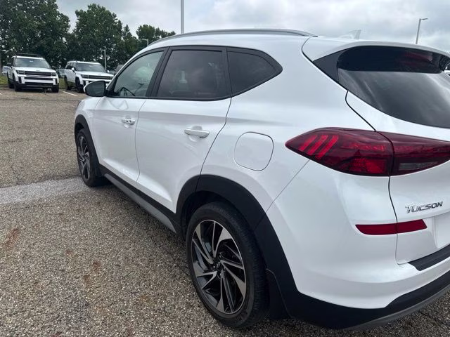 2020 White Hyundai Tucson Sport FWD SUV