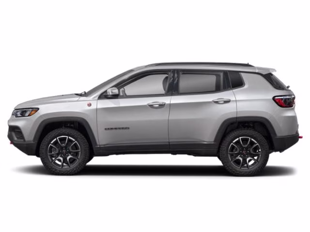 2025 Silver Zynith Metallic Clearcoat Jeep Compass Trailhawk 4X4 SUV
