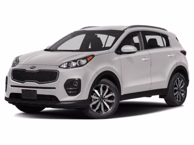 2018 Sparkling Silver Kia Sportage EX AWD SUV