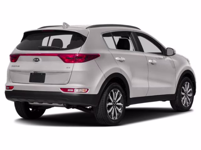 2018 Sparkling Silver Kia Sportage EX AWD SUV