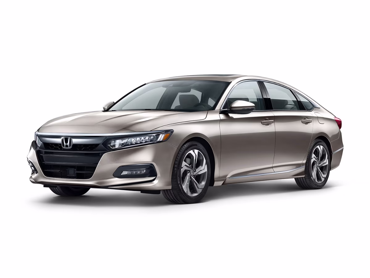 2019 White Honda Accord EX-L 2.0T FWD Sedan