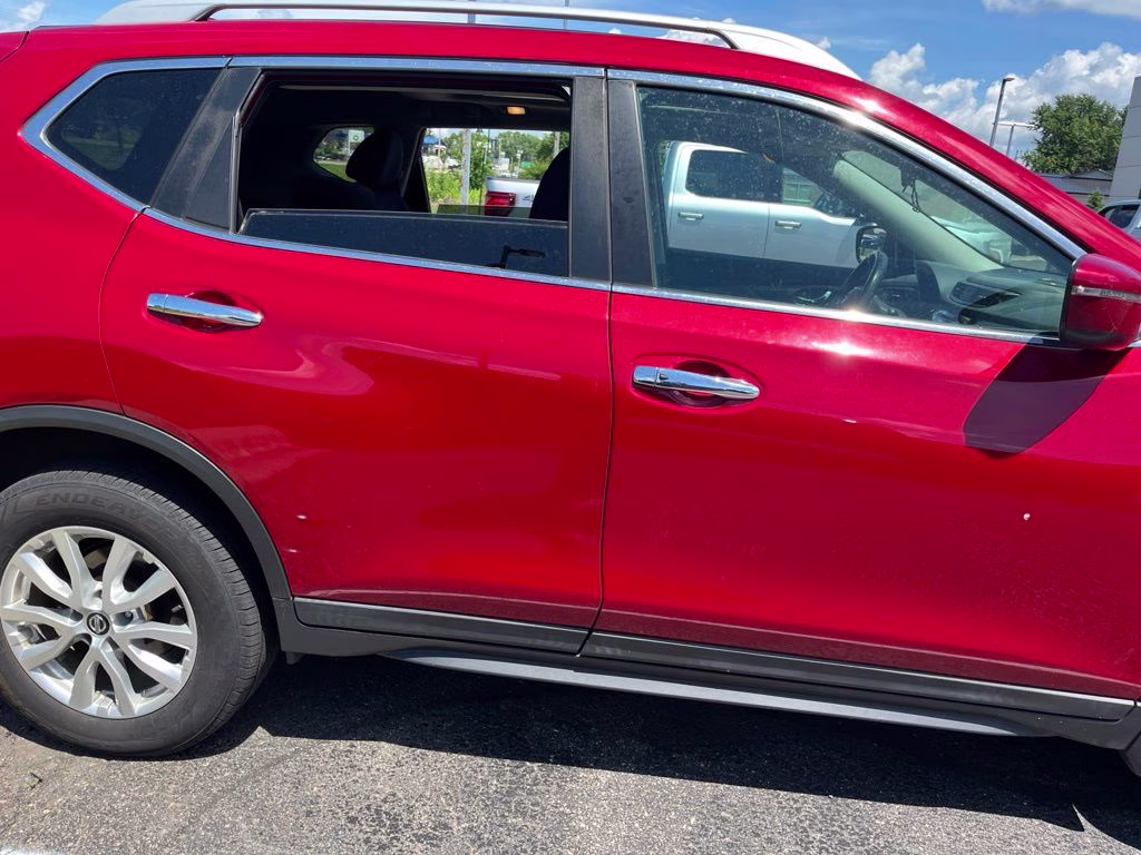 2017 Palatial Ruby Nissan Rogue SV AWD SUV