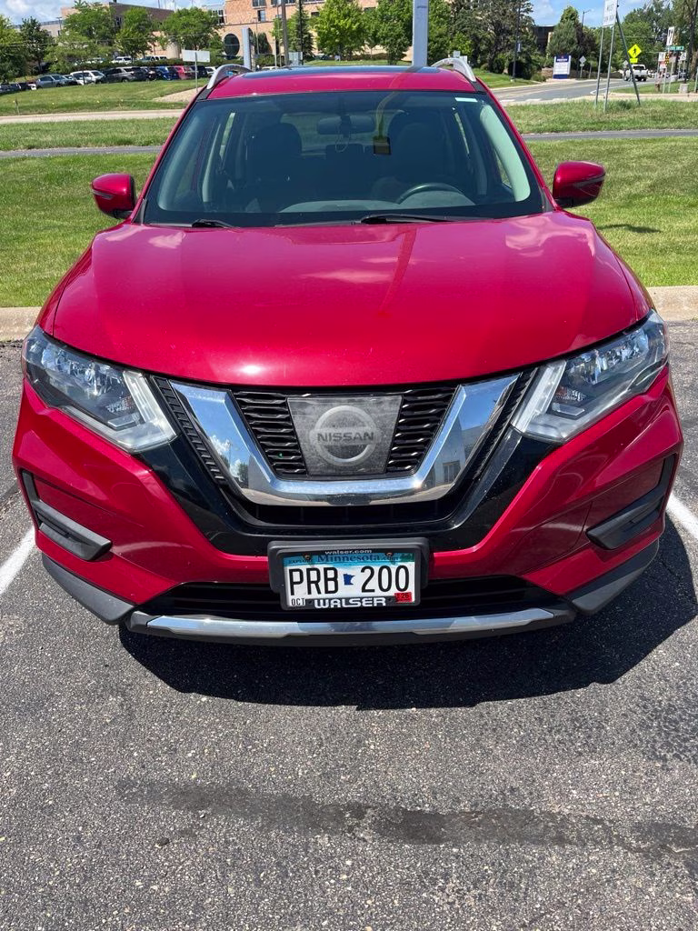 2017 Palatial Ruby Nissan Rogue SV AWD SUV