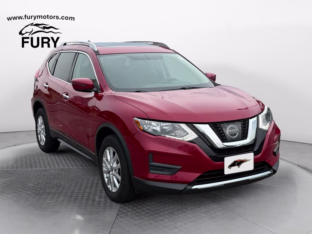2017 Palatial Ruby Nissan Rogue SV AWD SUV