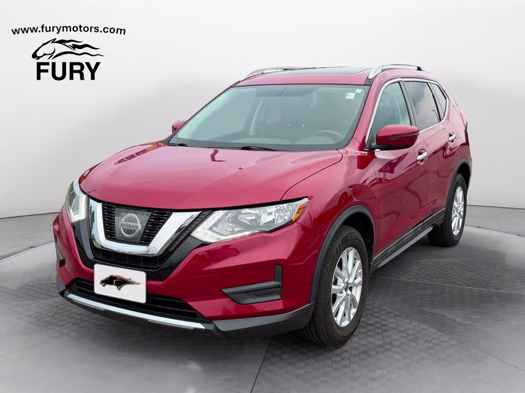 2017 Palatial Ruby Nissan Rogue SV AWD SUV