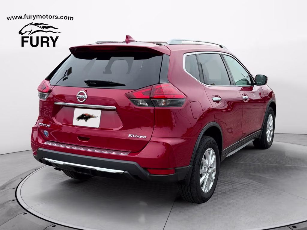 2017 Palatial Ruby Nissan Rogue SV AWD SUV