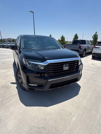2021 Black Honda Ridgeline RTL-E AWD Truck