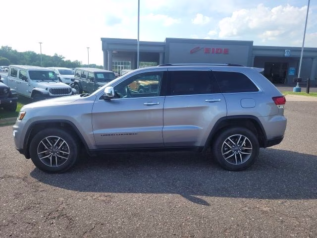 2021 Billet Silver Metallic Clearcoat Jeep Grand Cherokee Limited 4X4 SUV