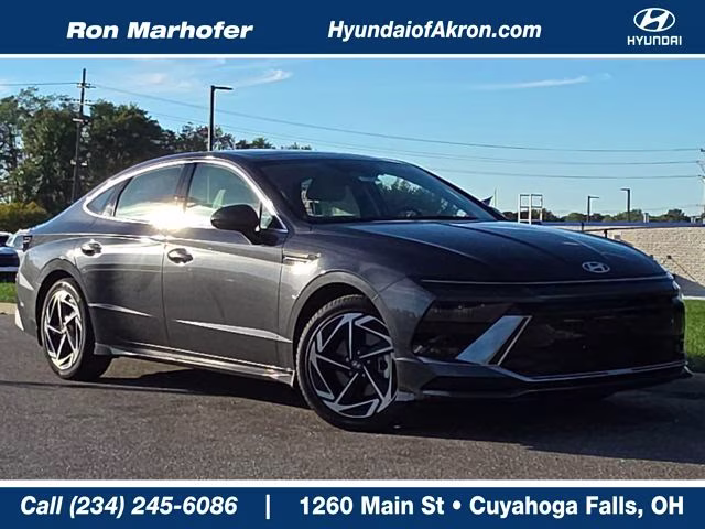 2025 Portofino Gray Hyundai Sonata SEL Convenience FWD Sedan