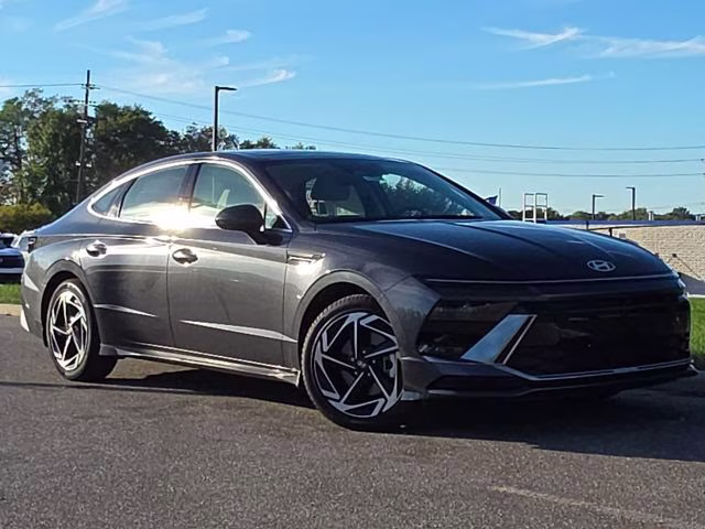2025 Portofino Gray Hyundai Sonata SEL Convenience FWD Sedan