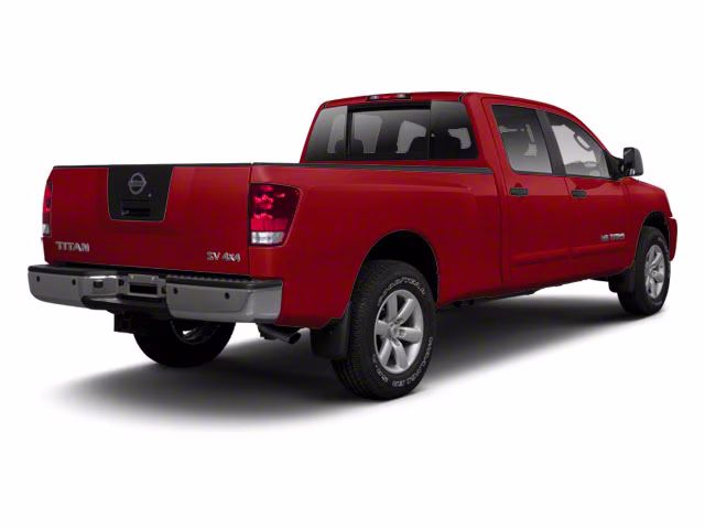 2010 Red Nissan Titan 4X4 Truck