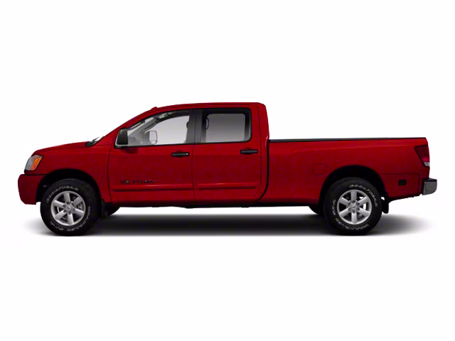2010 Red Nissan Titan 4X4 Truck