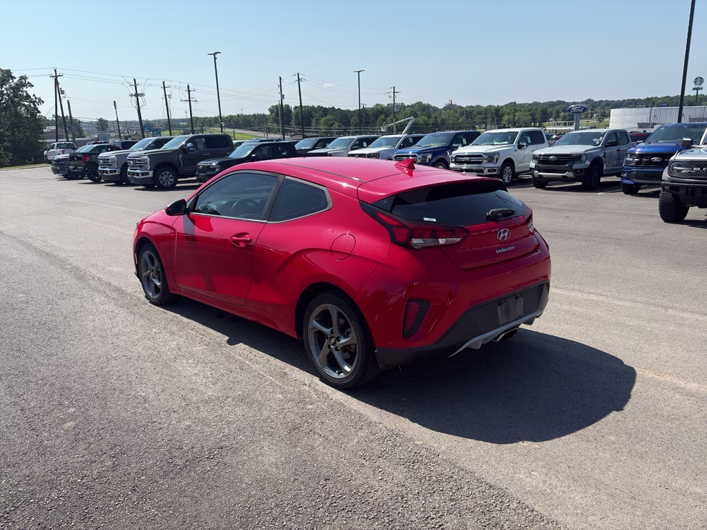 2020 Racing Red Hyundai Veloster BLACK FWD Coupe