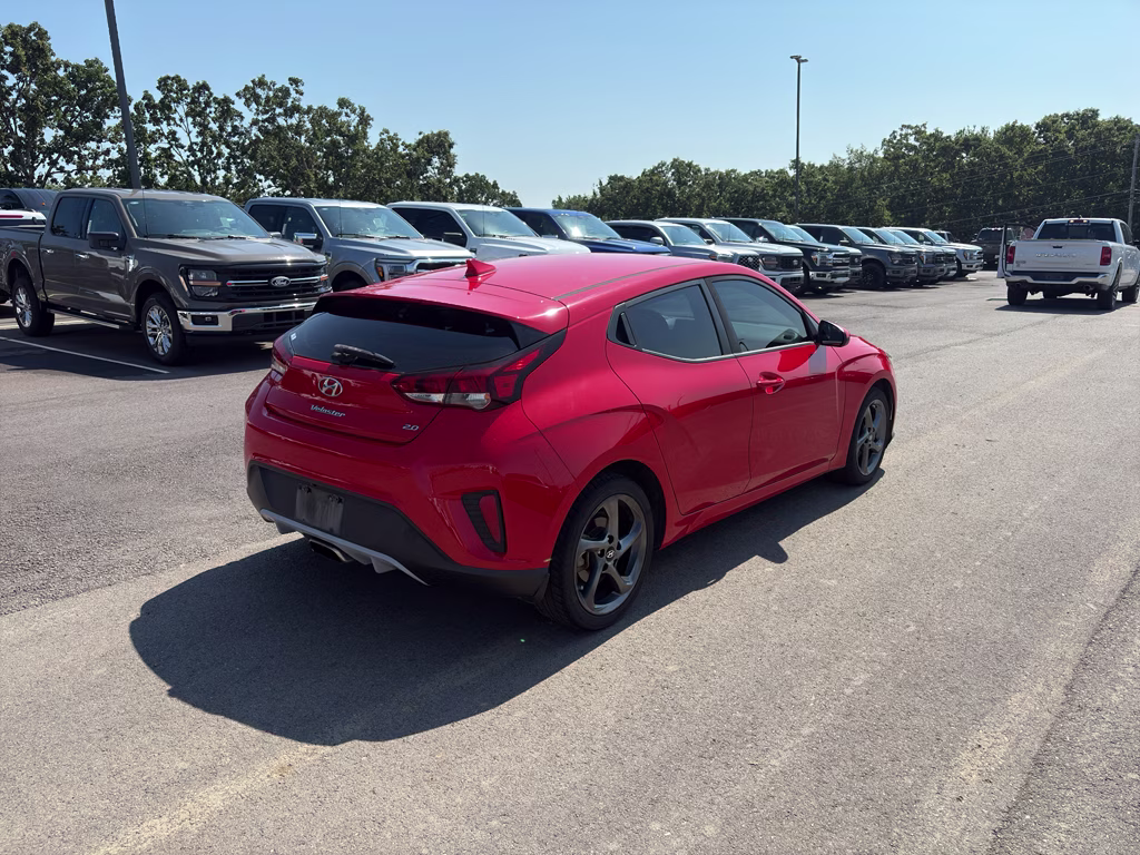 2020 Racing Red Hyundai Veloster BLACK FWD Coupe