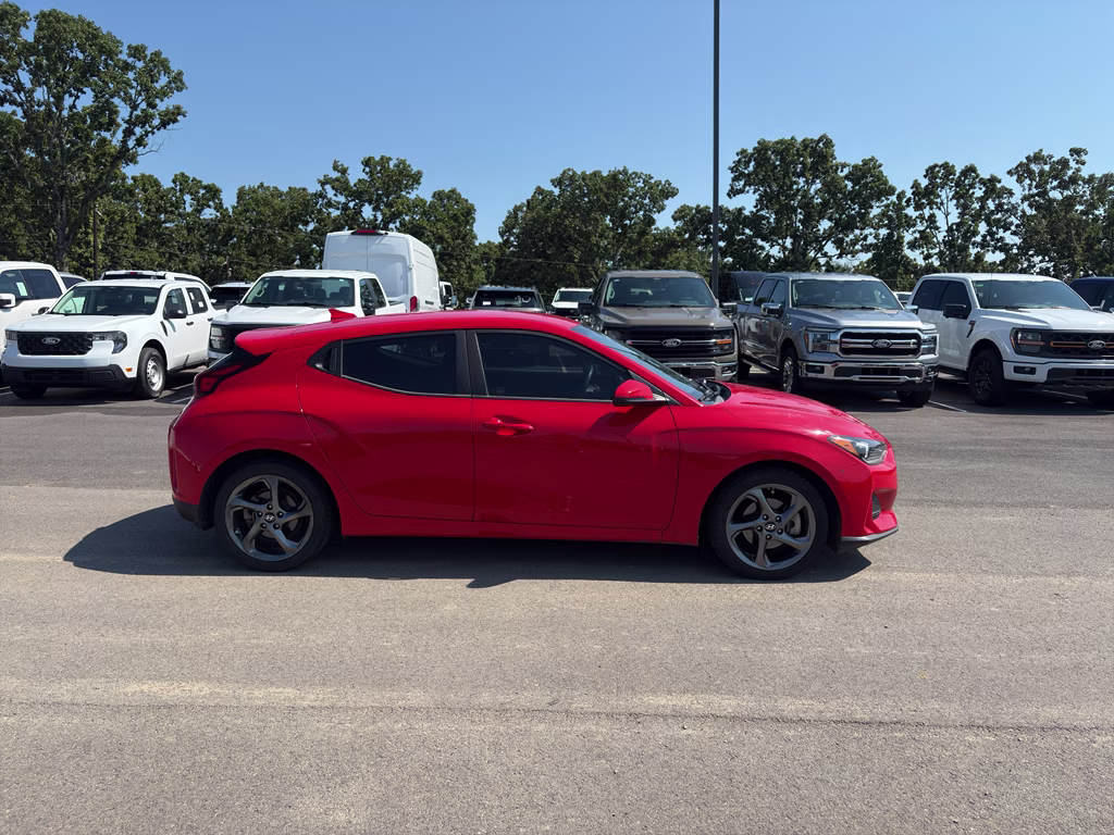 2020 Racing Red Hyundai Veloster BLACK FWD Coupe