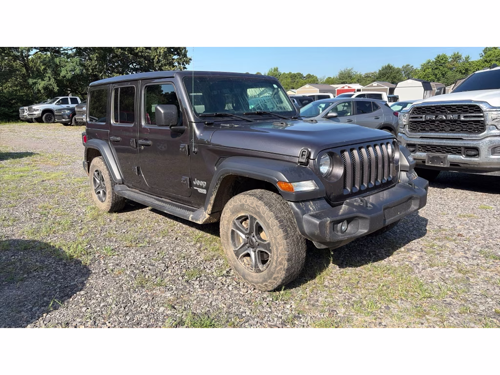2020 Granite Crystal Metallic Clearcoat Jeep Wrangler Sport S 4X4 SUV