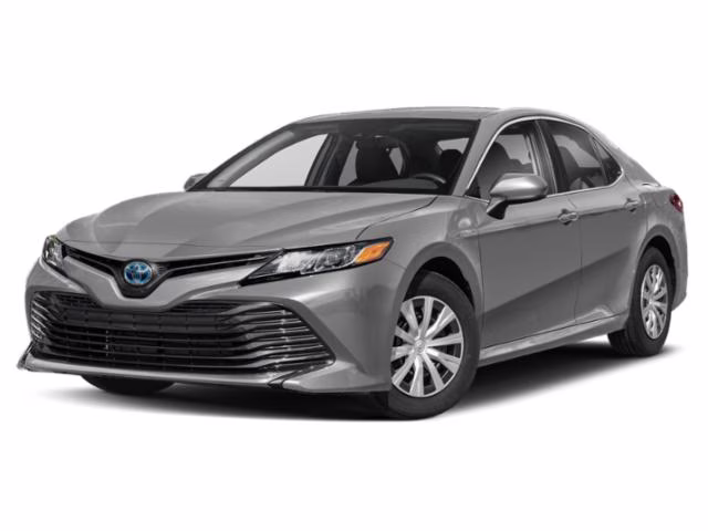 2020 Silver Toyota Camry Hybrid LE FWD Sedan