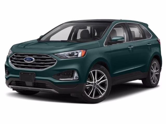 2020 Dark Persian Green Ford Edge SEL AWD SUV