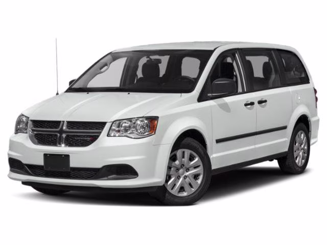 2019 White Knuckle Clearcoat Dodge Grand Caravan SE FWD Van