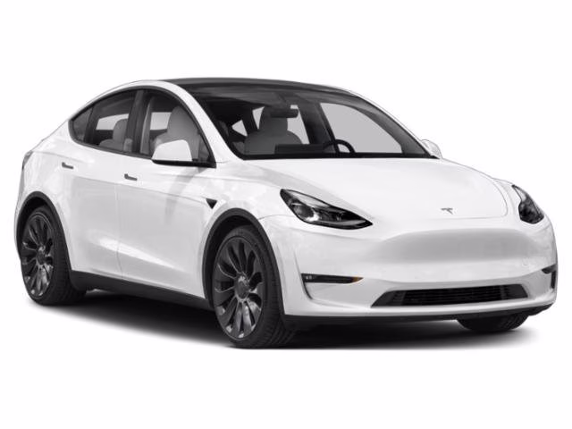 2021 Gray Tesla Model Y Long Range AWD SUV