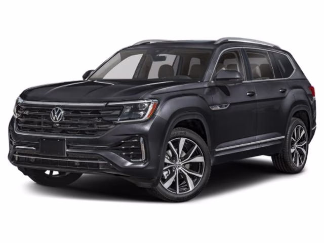 2024 Deep Black Volkswagen Atlas 2.0T SEL Premium R-Line AWD SUV