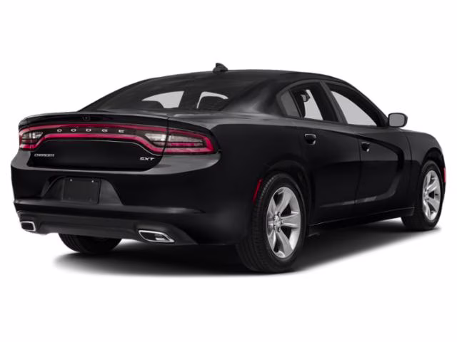 2015 Pitch Black Dodge Charger SXT RWD Sedan