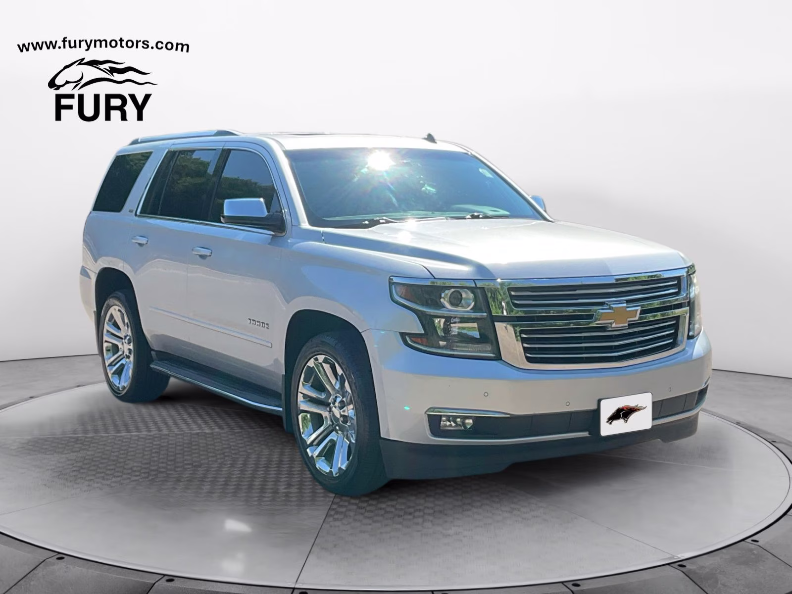 2015 Silver Chevrolet Tahoe LTZ 4X4 SUV