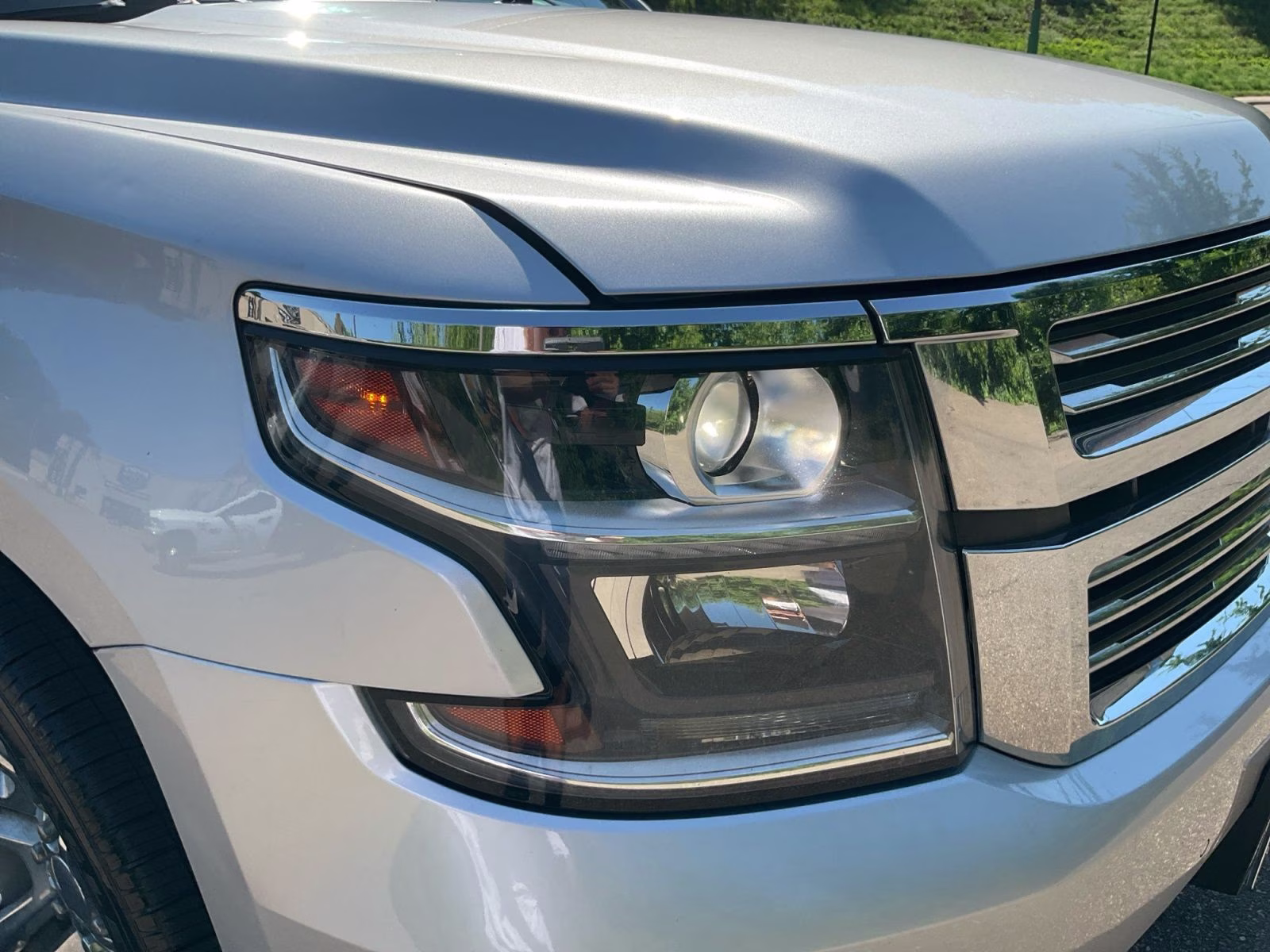 2015 Silver Chevrolet Tahoe LTZ 4X4 SUV