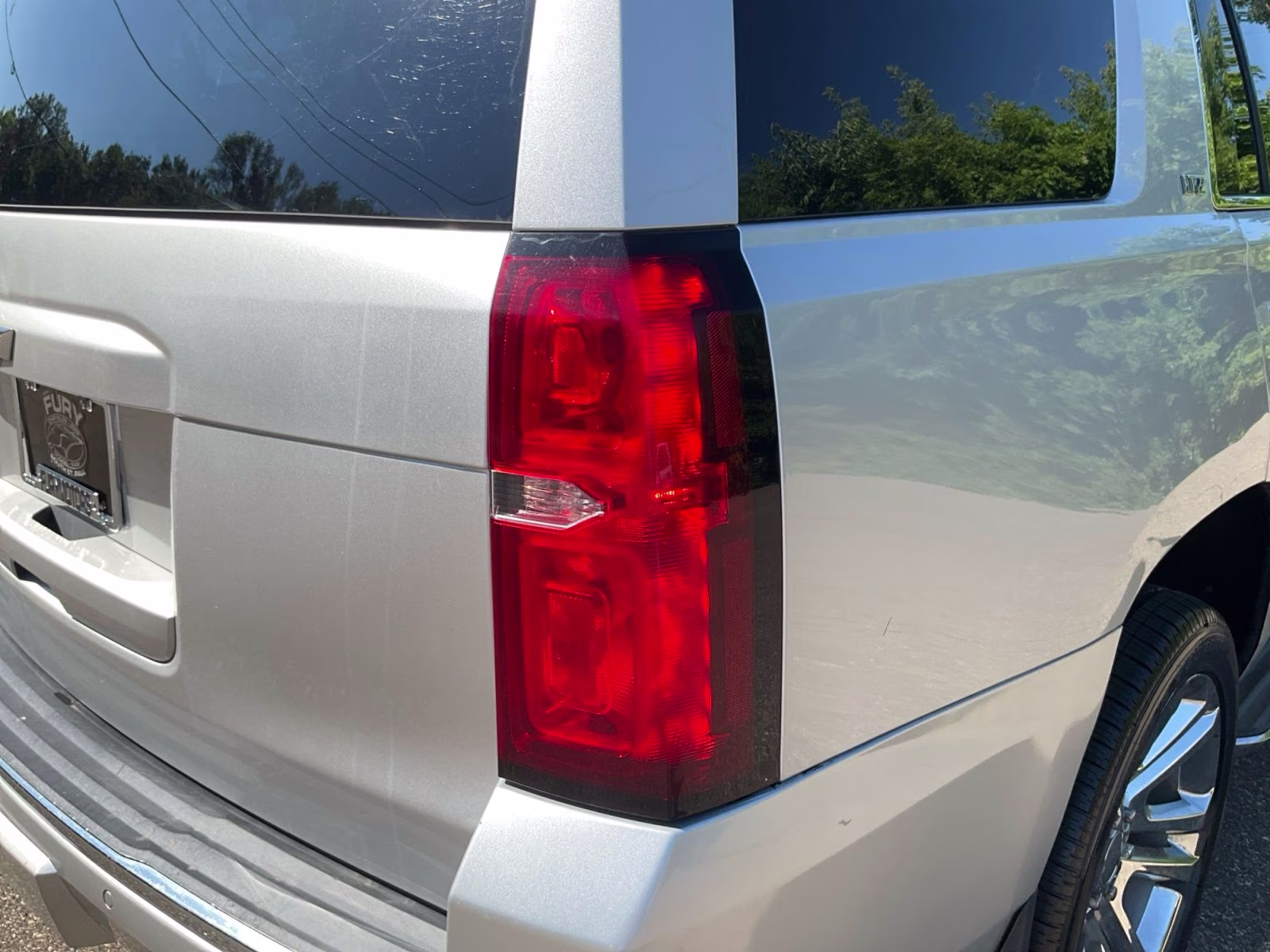 2015 Silver Chevrolet Tahoe LTZ 4X4 SUV