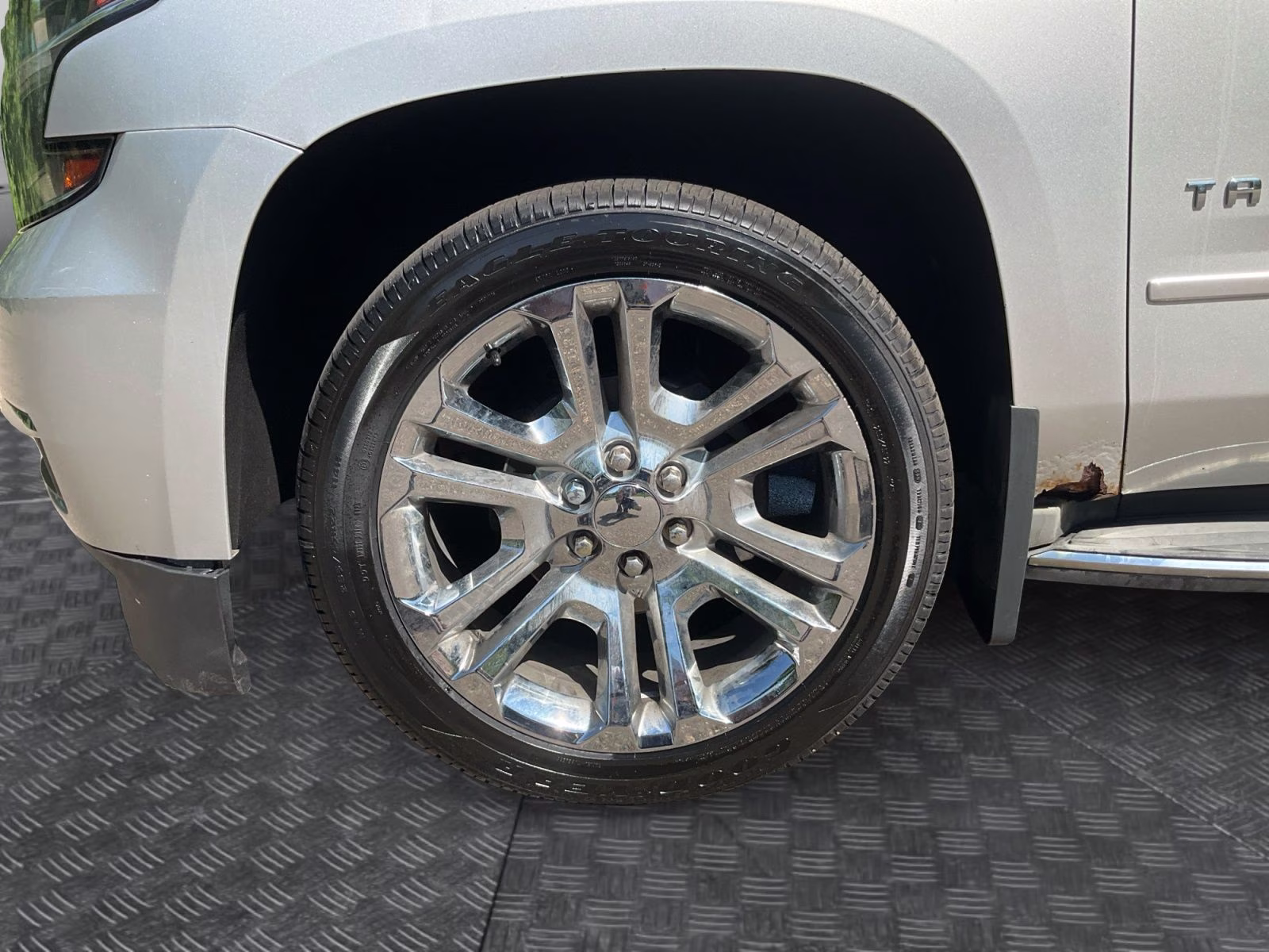 2015 Silver Chevrolet Tahoe LTZ 4X4 SUV