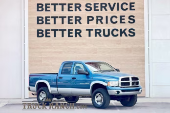 2004 Atlantic Blue Pearl Dodge Ram 2500 SLT 4X4 Truck
