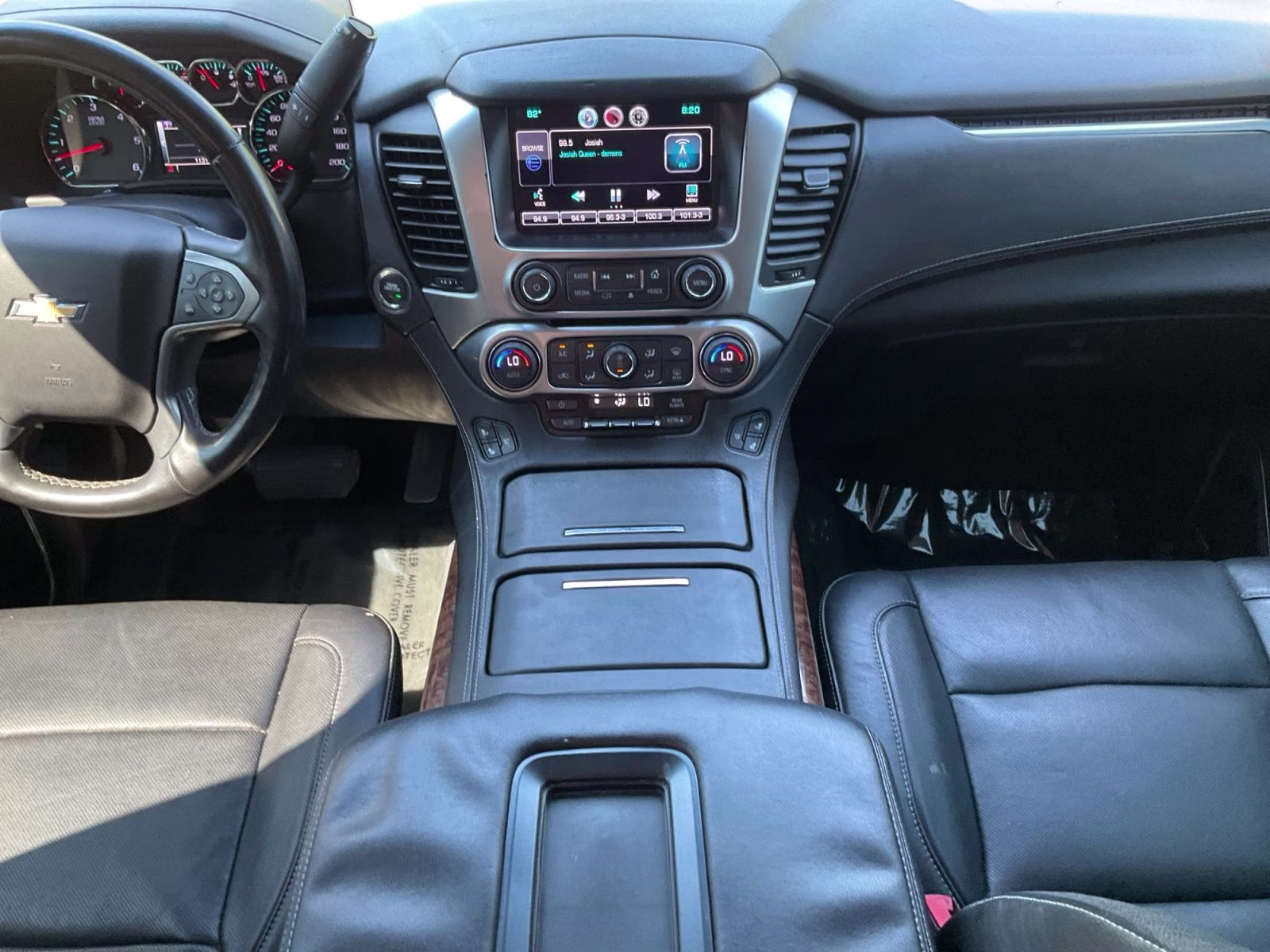2015 Silver Chevrolet Tahoe LTZ 4X4 SUV