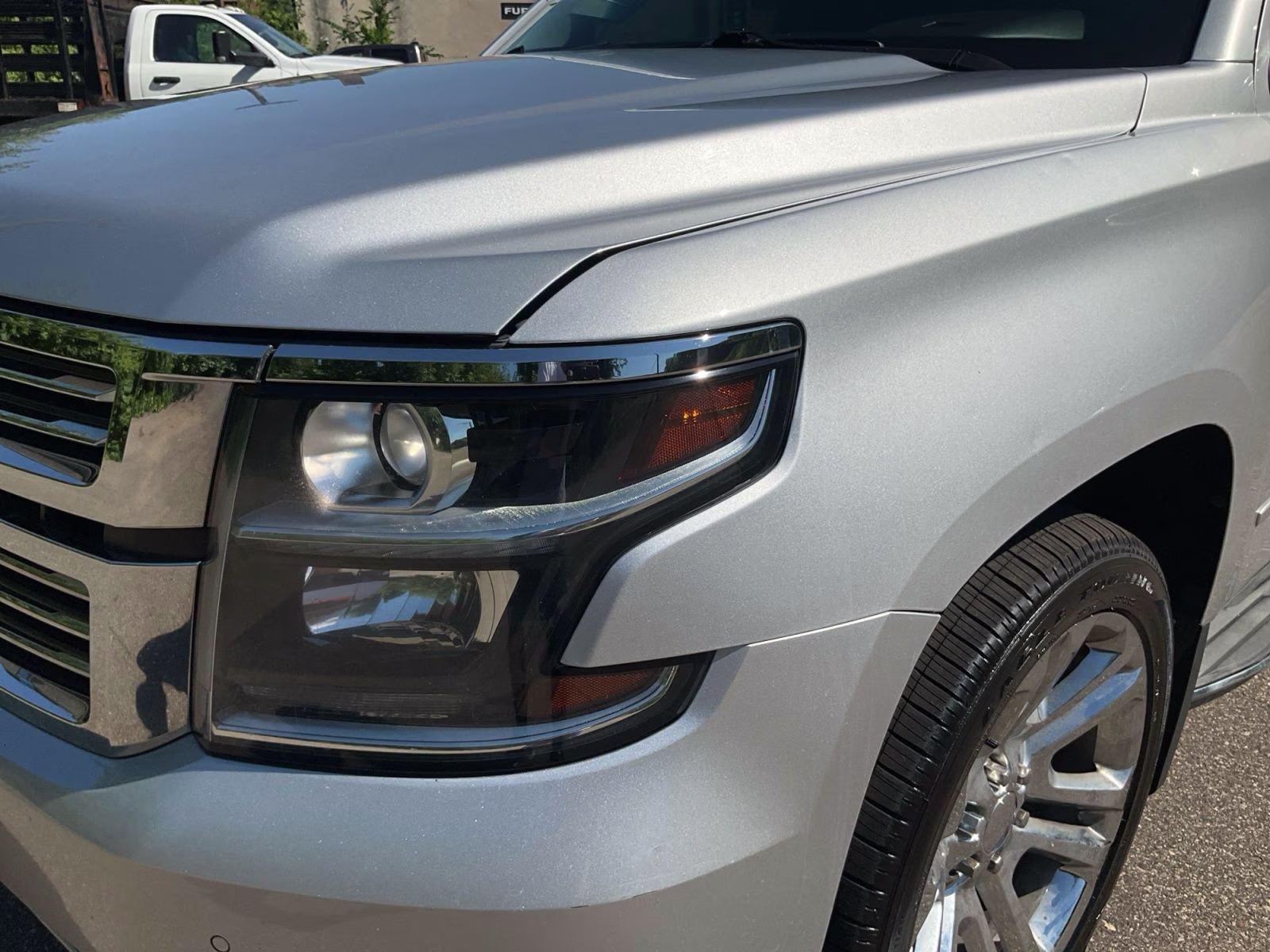 2015 Silver Chevrolet Tahoe LTZ 4X4 SUV