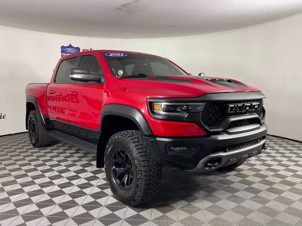 2021 Flame Red Clearcoat Ram 1500 TRX 4X4 Truck