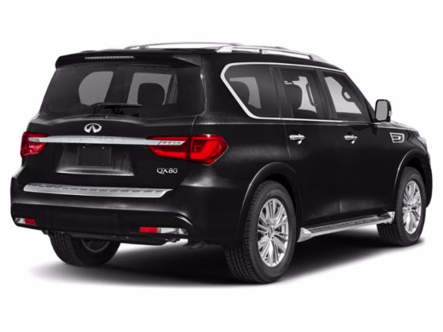 2021 Black Obsidian INFINITI QX80 LUXE RWD SUV