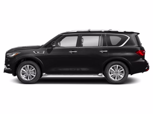 2021 Black Obsidian INFINITI QX80 LUXE RWD SUV
