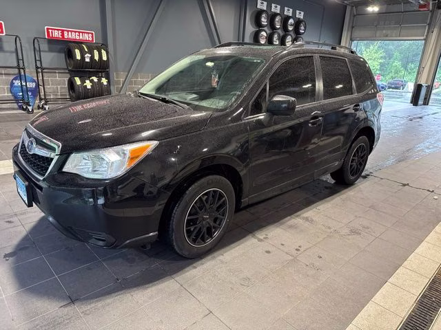 2015 Crystal Black Silica Subaru Forester 2.5i Premium AWD SUV