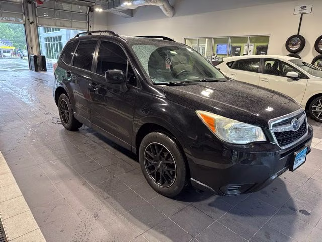 2015 Crystal Black Silica Subaru Forester 2.5i Premium AWD SUV